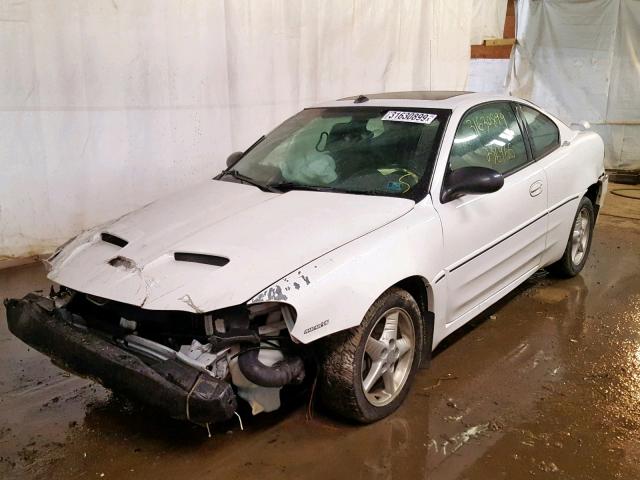 1G2NW12E55M152122 - 2005 PONTIAC GRAND AM G WHITE photo 2