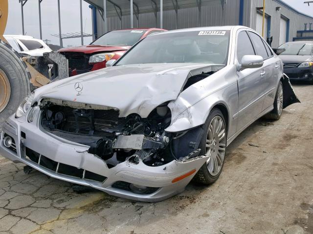 WDBUF56X67B114213 - 2007 MERCEDES-BENZ E 350 SILVER photo 2