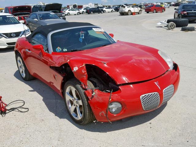 1G2MB33B16Y110936 - 2006 PONTIAC SOLSTICE RED photo 1