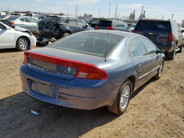 2C3HH56U7YH244078 - 2000 CHRYSLER INTREPID E BLUE photo 4