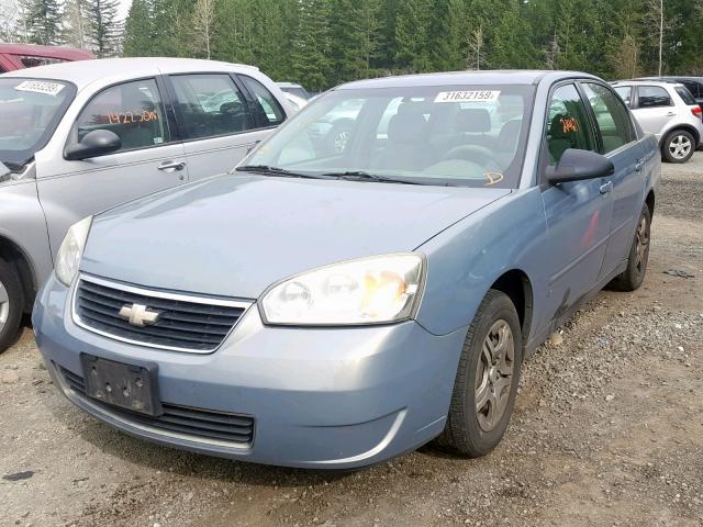 1G1ZS58F38F134493 - 2008 CHEVROLET MALIBU LS BLUE photo 2