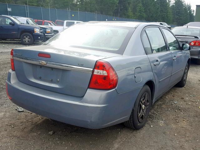 1G1ZS58F38F134493 - 2008 CHEVROLET MALIBU LS BLUE photo 4