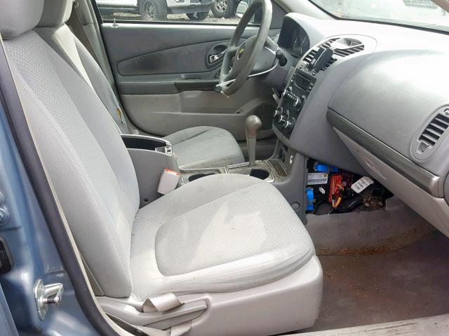 1G1ZS58F38F134493 - 2008 CHEVROLET MALIBU LS BLUE photo 5