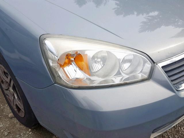 1G1ZS58F38F134493 - 2008 CHEVROLET MALIBU LS BLUE photo 9