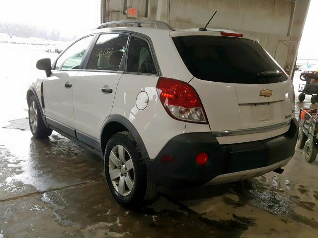 3GNAL2EK0CS563944 - 2012 CHEVROLET CAPTIVA SP WHITE photo 3