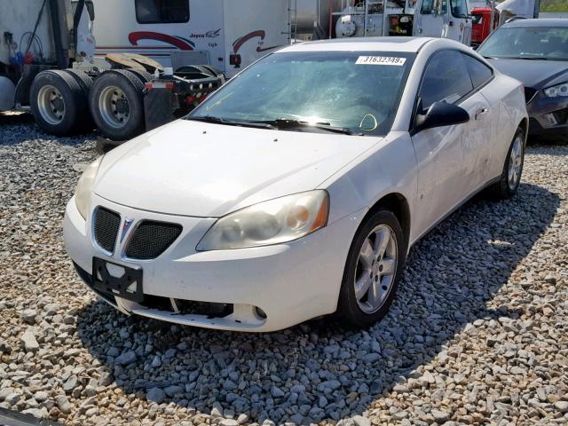 1G2ZH18N974142196 - 2007 PONTIAC G6 GT WHITE photo 2