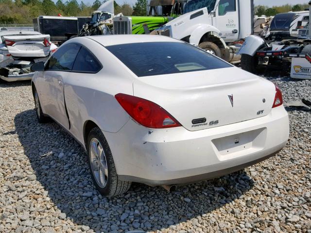 1G2ZH18N974142196 - 2007 PONTIAC G6 GT WHITE photo 3