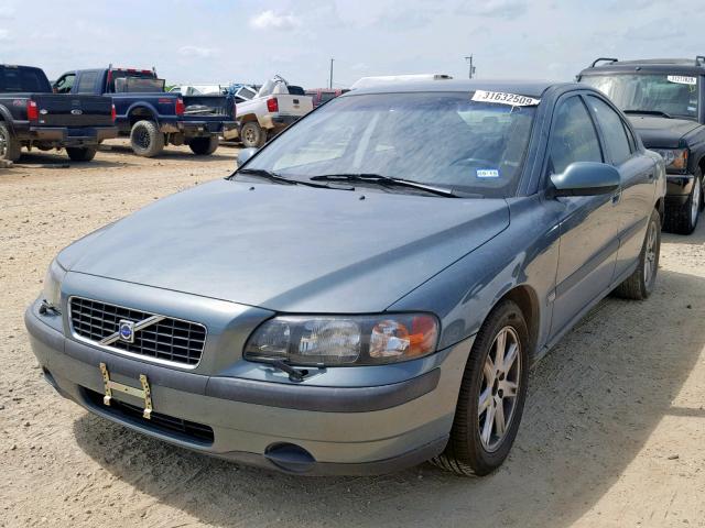 YV1RS58DX22105006 - 2002 VOLVO S60 2.4T BLUE photo 2