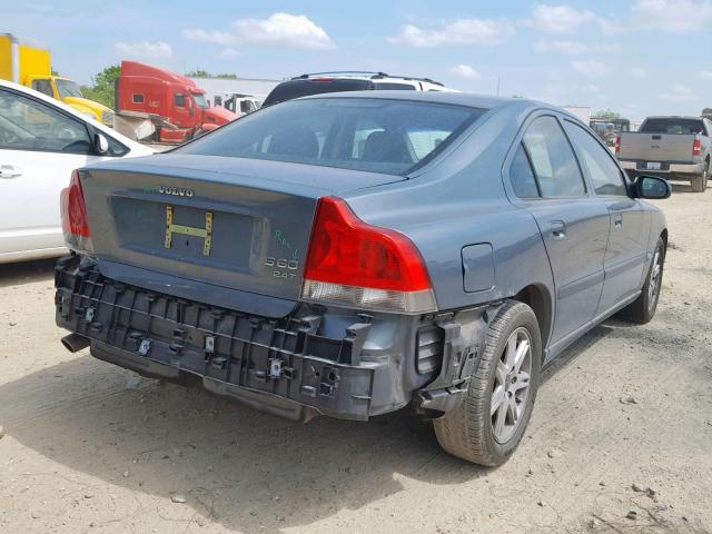 YV1RS58DX22105006 - 2002 VOLVO S60 2.4T BLUE photo 4