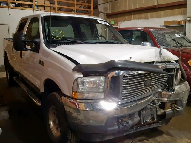 1FTSW31F32EC34392 - 2002 FORD F350 SRW S WHITE photo 1