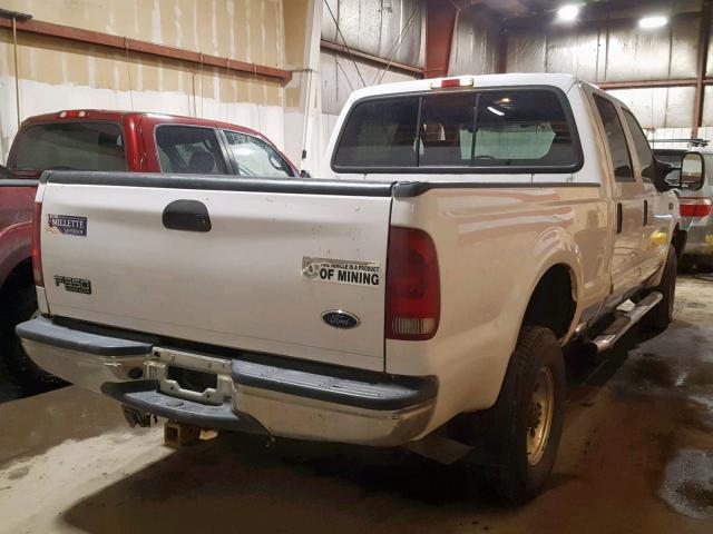 1FTSW31F32EC34392 - 2002 FORD F350 SRW S WHITE photo 4