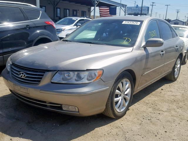 KMHFC46F38A334383 - 2008 HYUNDAI AZERA SE GOLD photo 2