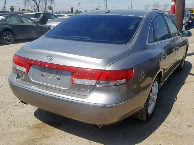 KMHFC46F38A334383 - 2008 HYUNDAI AZERA SE GOLD photo 4