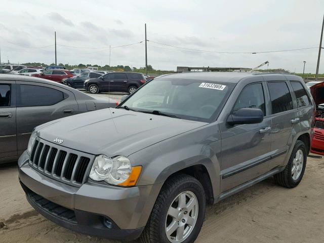 1J8GS48KX8C107470 - 2008 JEEP GRAND CHER GRAY photo 2