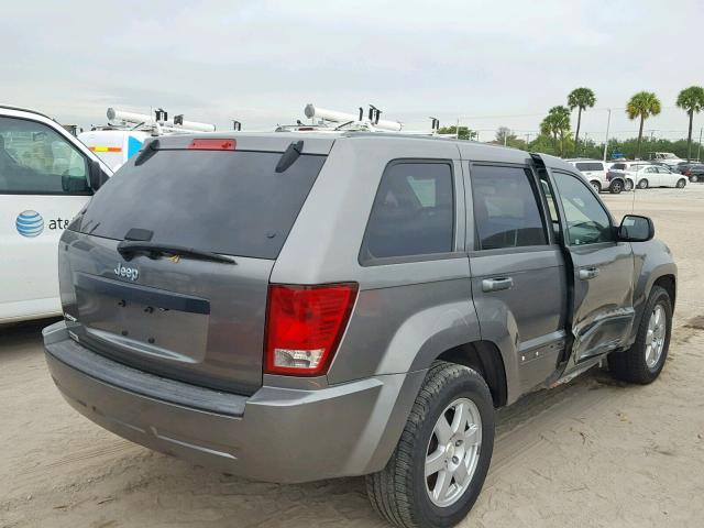 1J8GS48KX8C107470 - 2008 JEEP GRAND CHER GRAY photo 4