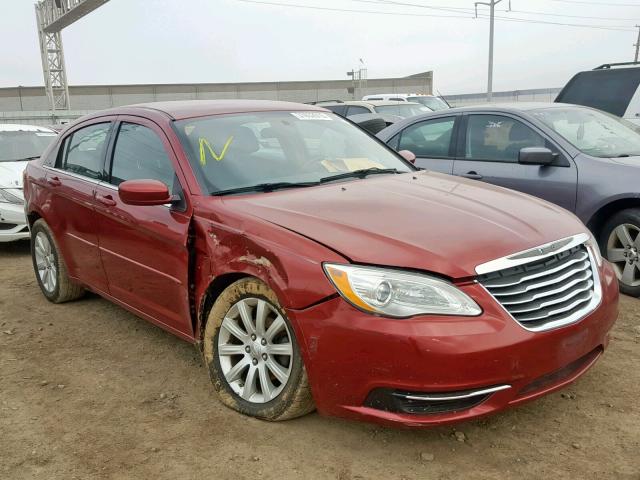 1C3CCBBB2CN207709 - 2012 CHRYSLER 200 TOURIN RED photo 1