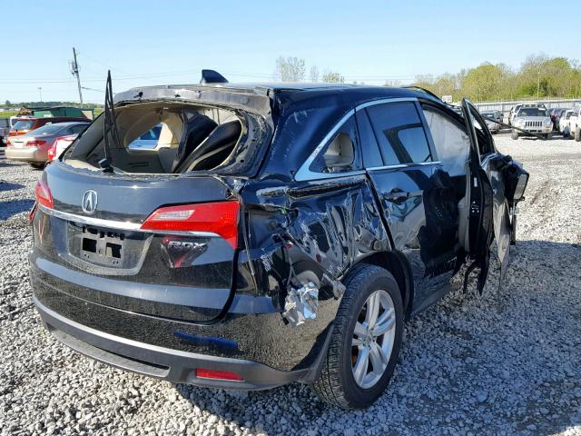 5J8TB3H37DL003118 - 2013 ACURA RDX BLACK photo 4