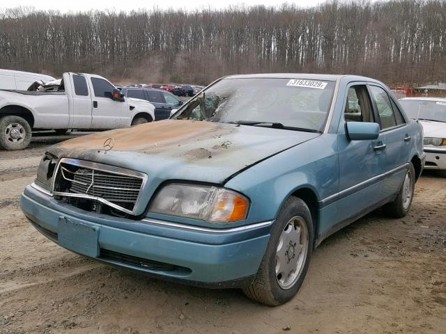 WDBHA28E4RF047889 - 1994 MERCEDES-BENZ C 280 BLUE photo 2