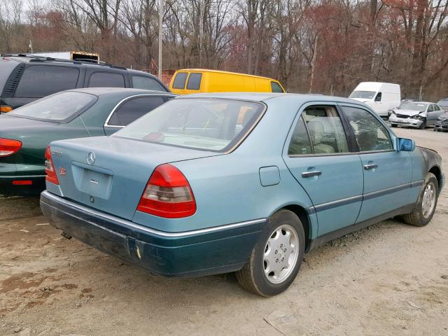 WDBHA28E4RF047889 - 1994 MERCEDES-BENZ C 280 BLUE photo 4