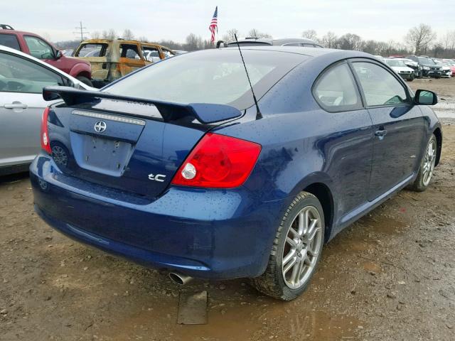 JTKDE177050058878 - 2005 TOYOTA SCION TC ლურჯი ფოტო 4