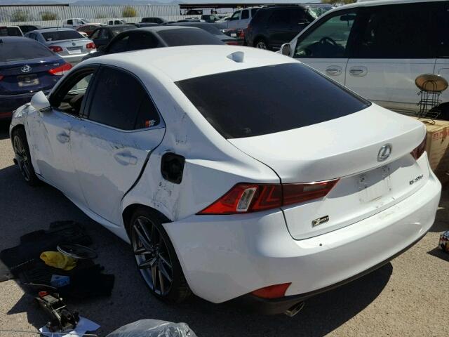 JTHBE1D22E5010629 - 2014 LEXUS IS 350 WHITE photo 3