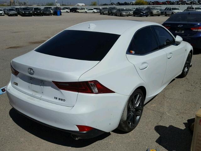 JTHBE1D22E5010629 - 2014 LEXUS IS 350 WHITE photo 4