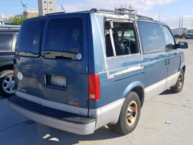 1GKDM19W4XB533054 - 1999 GMC SAFARI XT BLUE photo 4