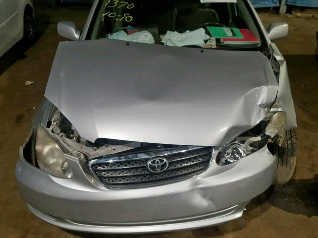 1NXBR32E98Z982295 - 2008 TOYOTA COROLLA CE SILVER photo 7