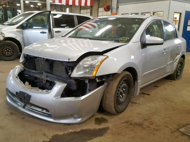 3N1AB6AP4CL697695 - 2012 NISSAN SENTRA 2.0 SILVER photo 2