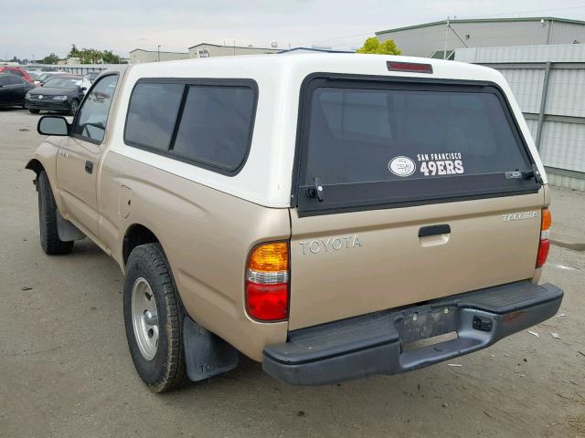 5TENL42N13Z191011 - 2003 TOYOTA TACOMA GOLD photo 3