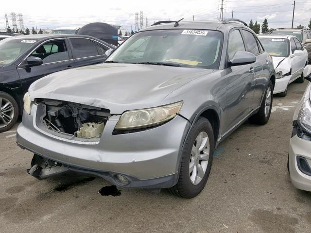 JNRAS08WX5X209008 - 2005 INFINITI FX35 GRAY photo 2