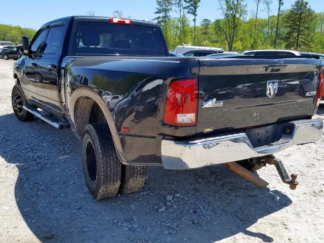 3D73Y4CL7BG562002 - 2011 DODGE RAM 3500 BLACK photo 3