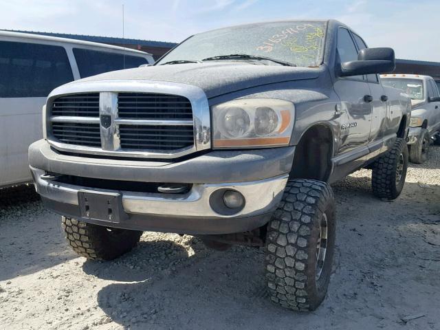 1D7KS28C16J128639 - 2006 DODGE RAM 2500 S GRAY photo 2