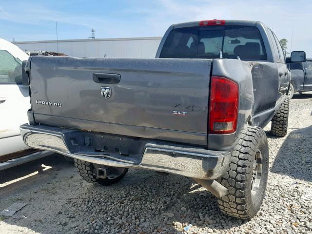 1D7KS28C16J128639 - 2006 DODGE RAM 2500 S GRAY photo 4