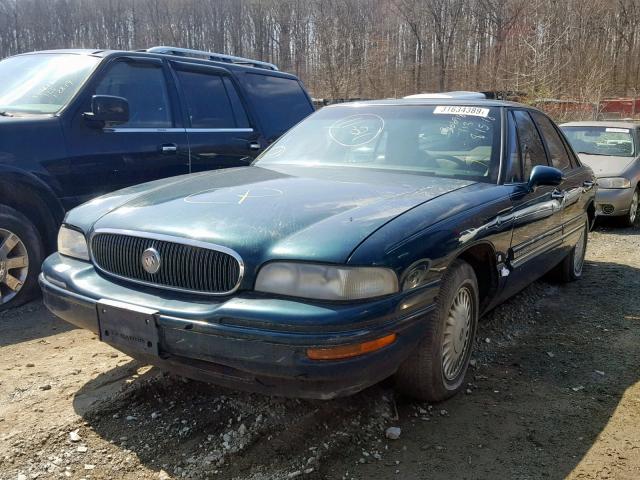 1G4HR52K8XH457537 - 1999 BUICK LESABRE LI GREEN photo 2