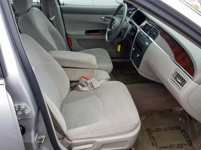 2G4WC582291154808 - 2009 BUICK LACROSSE C GRAY photo 5