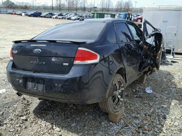 1FAHP36N09W228941 - 2009 FORD FOCUS SES BLACK photo 4