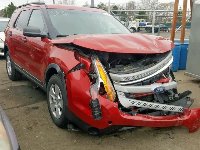 1FMHK8B81CGA64389 - 2012 FORD EXPLORER RED photo 1