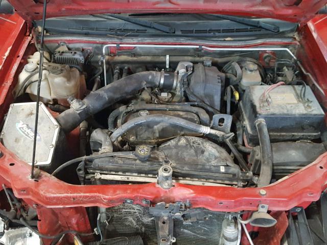 1GTDS198558158238 - 2005 GMC CANYON RED photo 7