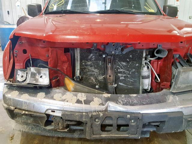 1GTDS198558158238 - 2005 GMC CANYON RED photo 9