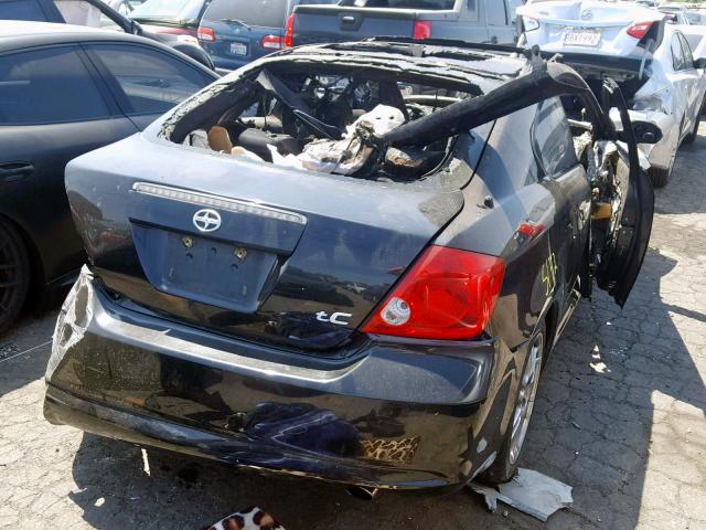 JTKDE167260079380 - 2006 TOYOTA SCION TC შავი ფოტო 4