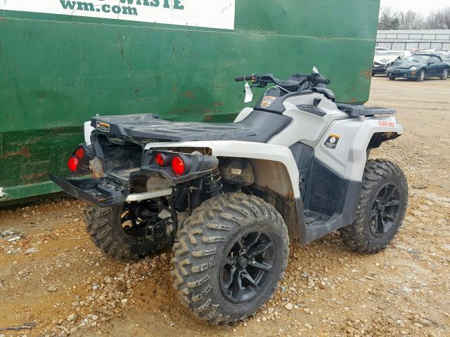 3JBLGAU24HJ000025 - 2017 CAN-AM OUTLANDER GRAY photo 4