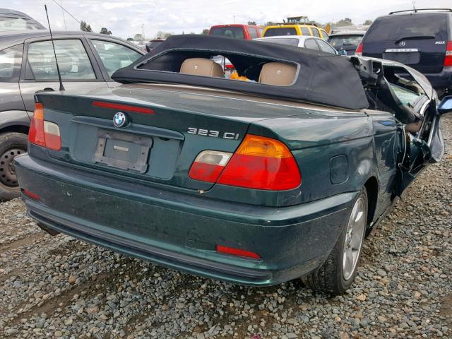 WBABR3341YEG02595 - 2000 BMW 323 CI GREEN photo 4