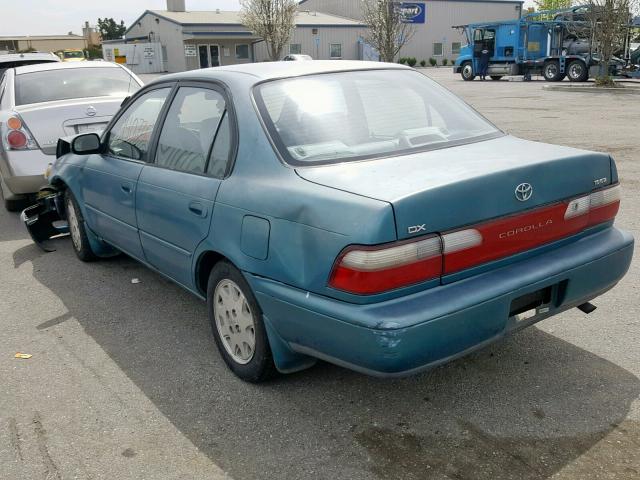 1NXBB02E8TZ410212 - 1996 TOYOTA COROLLA DX BLUE photo 3