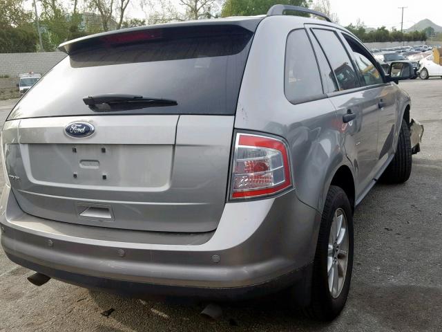 2FMDK36C38BB18631 - 2008 FORD EDGE SE GRAY photo 4