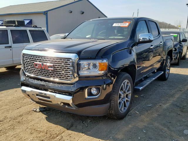 1GTP6EE16H1273767 - 2017 GMC CANYON DEN BLACK photo 2