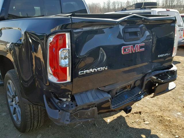 1GTP6EE16H1273767 - 2017 GMC CANYON DEN BLACK photo 9