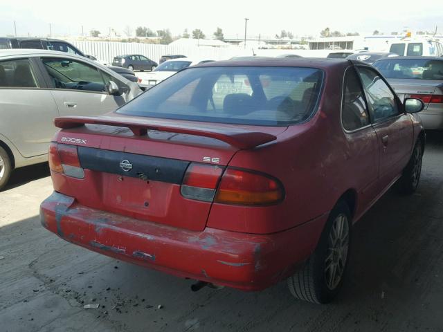 1N4AB42D4TC518840 - 1996 NISSAN 200SX BASE RED photo 4