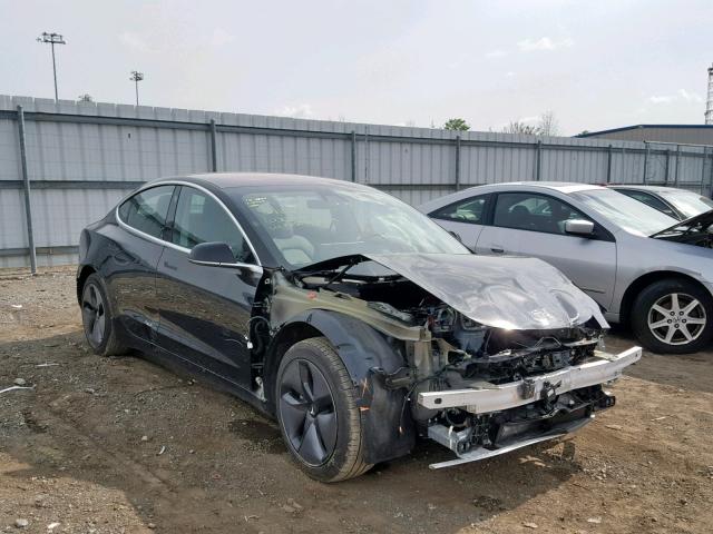 5YJ3E1EB2JF127687 - 2018 TESLA MODEL 3 BLACK photo 1