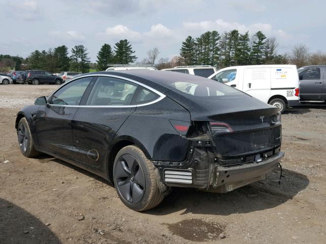 5YJ3E1EB2JF127687 - 2018 TESLA MODEL 3 BLACK photo 3